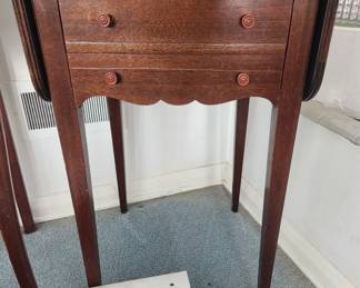 Vintage drop leaf side table