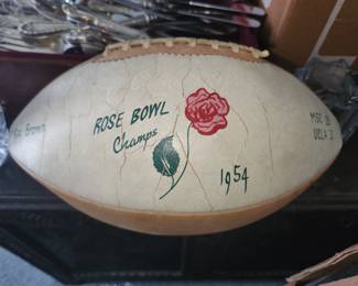 Commemorative 1954 Rose Bowl football (MSU champions)
