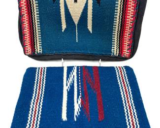 #129 • Two Vintage Chimayo Fabric Zippered Bags
