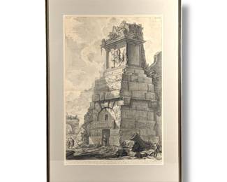 #103 • Giovanni Battista Piranesi 18th Cen. Etching Plate:
