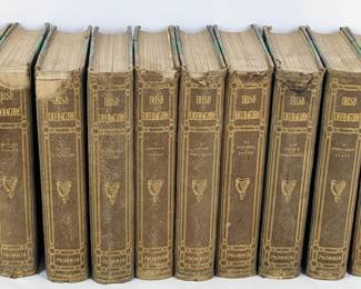 #17 • 1904- 10 Irish Literature Vols. - John D. Morris & Co.
