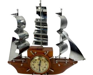 #215 • Mastercrafters Yankee Clipper Electric Mantel Clock
