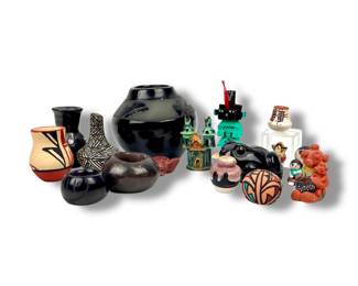 #79 • Collection of Southwest and Mexican Clay Miniatures
