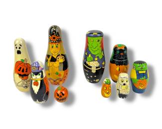 #53 • Vintage Halloween Nesting Dolls
