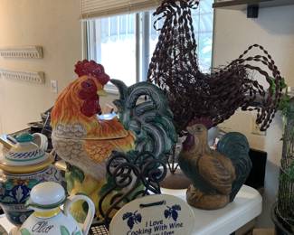 Decorative roosters