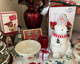 Coca-Cola polar bear cookie jar