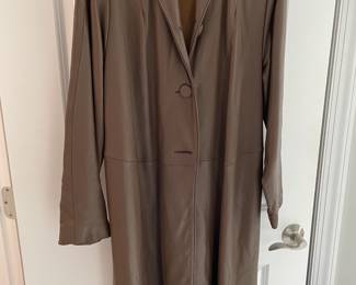 Vintage leather coat