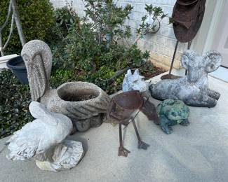 Yard statues