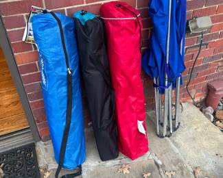 Tent and chairs in a bag