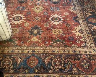 Turkish hand made woven large area rug