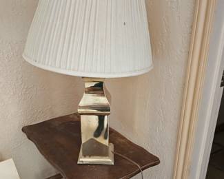 brass lamps