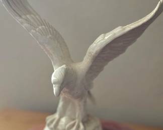 Majestic Eagle, porcelain on wood 