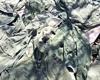 vintage military clothing 