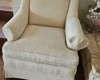 one of many cozy chairs