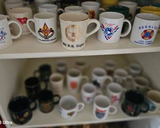 lots of military inspired cups