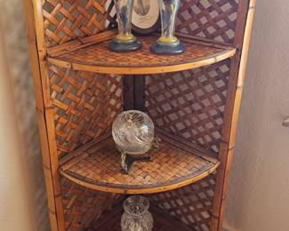 cute corner shelf with display space
