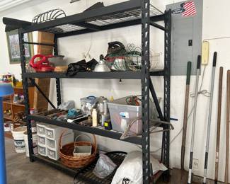 Shelving and misc yard tools