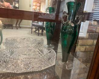 Blenko glass vase