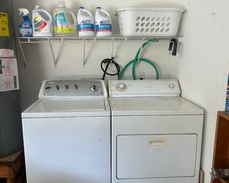 Washer and dryer, works great!