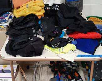 Athletic clothing to protect from elements or just to ride bike