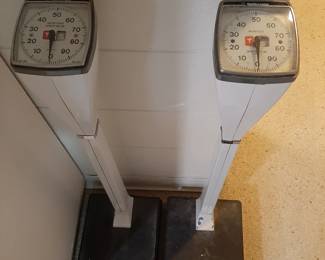 Two Vintage Health O Meter Doctor's Scales