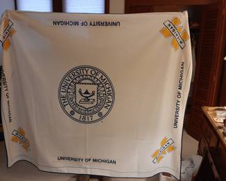 U of M tablecloth for your game day parties