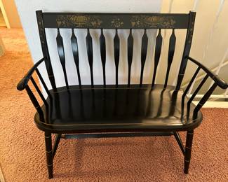 $200. Windsor Settee.