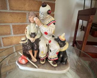 Norman Rockwell The Runaway Figurine Vintage Porcelain Hand Paint