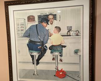 Norman Rockwell signed 