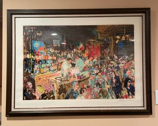 Leroy Nieman signed print 