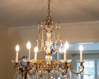 The Fabulous chandelier is for sale!