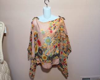 ETRO Milano 100% silk top, made in Italy