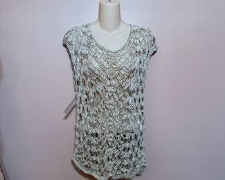 Eileen Fisher woven top, size M