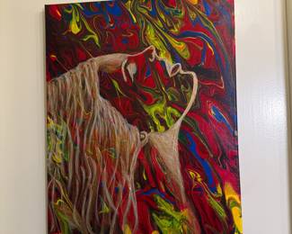 Colorful abstract painting