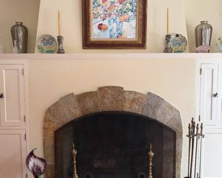 Vases, candlesticks, original works of art, fireplace tools, we have it all!