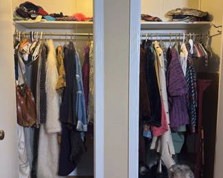 Women's winter coats and sweaters! And more women's clothing including items by Women's clothing brands including Kate Spade, AnnetteLynnFeltmaker, DVF, Dvf concepts, For Her, Isabella Bird, Bryn Walker, Janis, Rachel Roy, vintage Giorgio Armani, Theory, Valentino studio, Ruza-Bart, Eileen Fisher, Monika Turtle, Tempo Paris, Fresh Produce, Free People, ETRO, UNGARO, Emanuel, vintage Ann Klein, Mira, BcBG Max Azria, An Ren, Blumarine, Su-Zen, Vince