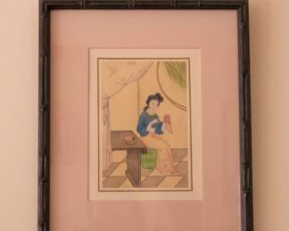 Framed Chinese art
