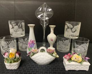 CT509Vintage Floral Decor