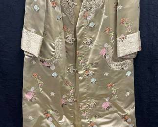 CT431Peony Silk Robe  More