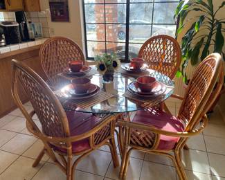 Wicker dining set BOHO 