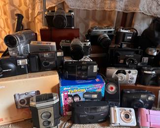 Vintage cameras 
