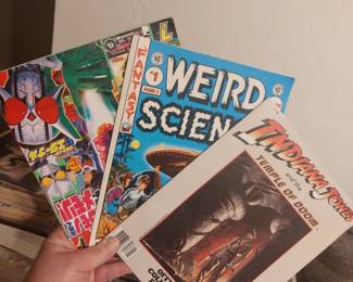 Comics, magazines, movie magazines