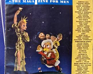 1944 Esquire magazine with Vargas girl pinup centerfold. There are lots of these!