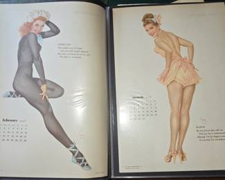 Tons of Vargas Girl prints, centerfold, and calendars 