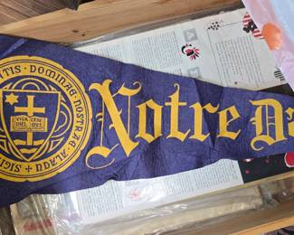Vintage Notre Dame pennant