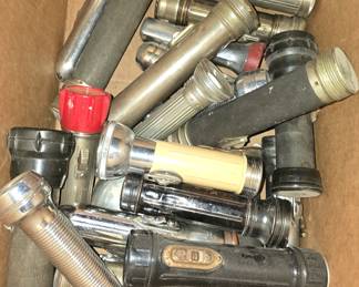 Vintage flashlight collection 
