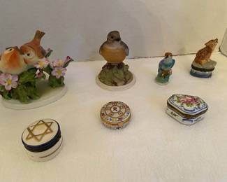 Herend Love Birds Limoges Trinket Boxes And More