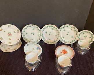 Herend Collectible Plates And Tea Cups
