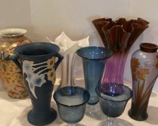 Roseville Vase And More Decor