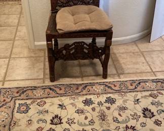 Continental Side Chair And Area Rug